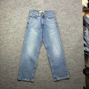 Levi's 569 Loose Straight Jeans Women's 18 Blue Slim Fit Pockets Classic - 28X29